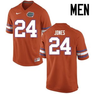 Men's Florida Gators #24 Matt Jones NCAA Nike Orange Authentic Stitched College Football Jersey RUP8562JM